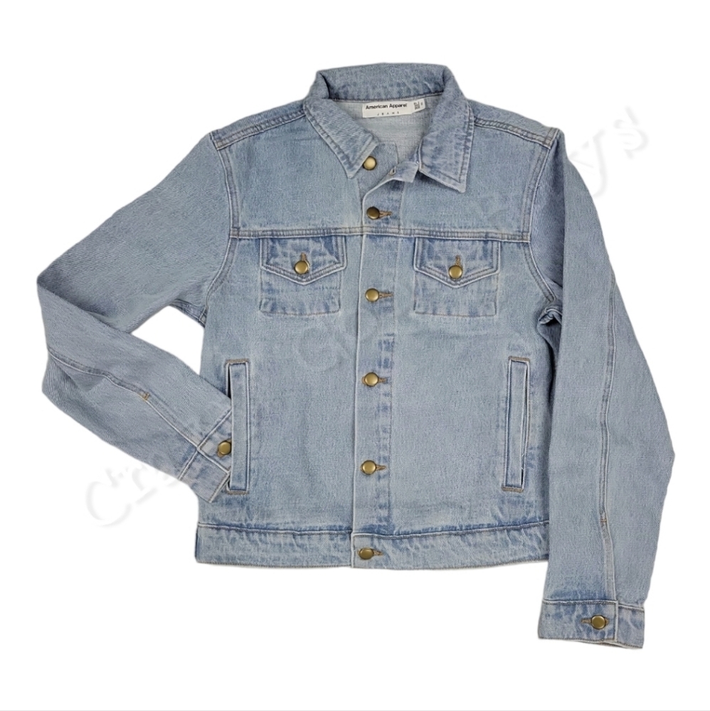 American Apparel Light Blue Denim Jacket
